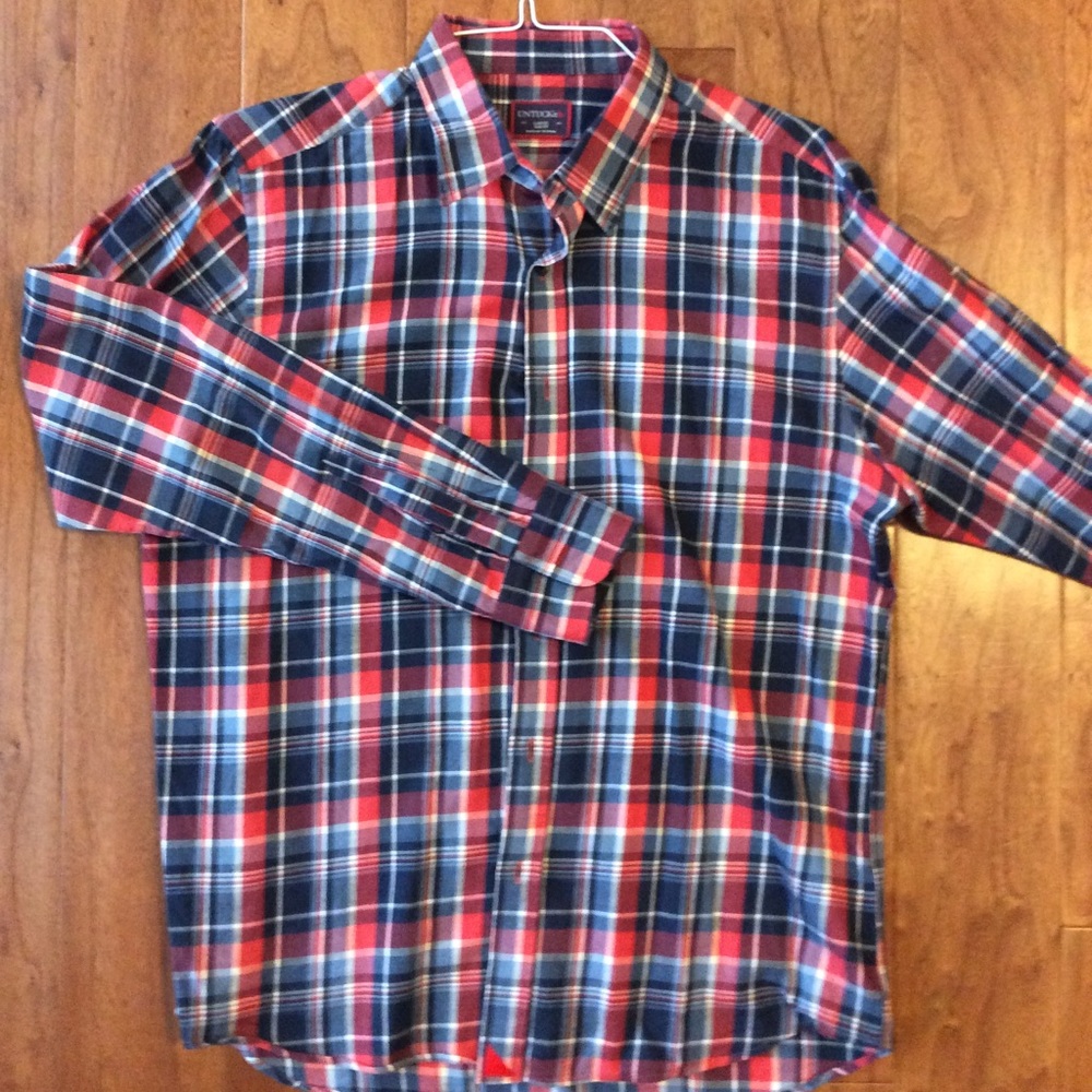UnTuckit large slim fit flannel